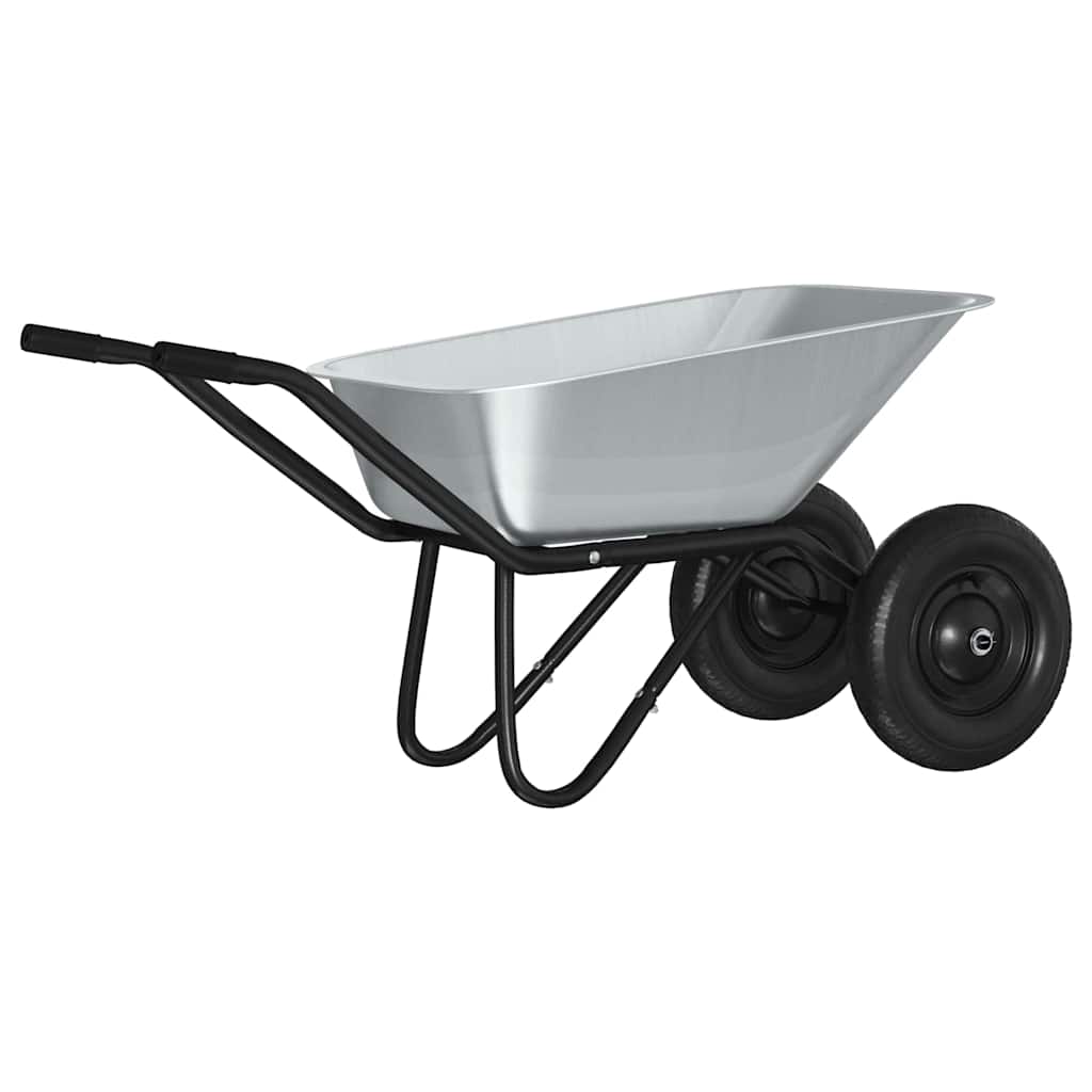 Carriole Argento e Nero 137 x 60 x 65,5 cm Acciaio | homemem39
