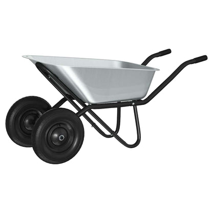 Carriole Argento e Nero 137 x 60 x 65,5 cm Acciaio | homemem39
