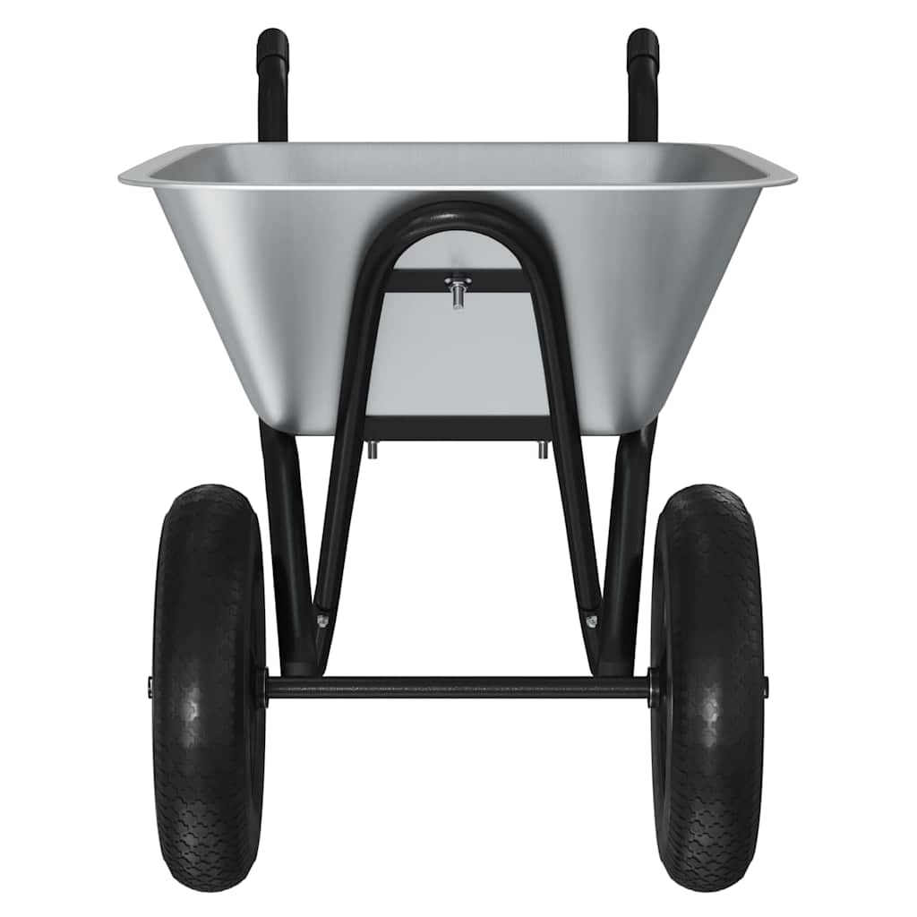 Carriole Argento e Nero 137 x 60 x 65,5 cm Acciaio | homemem39