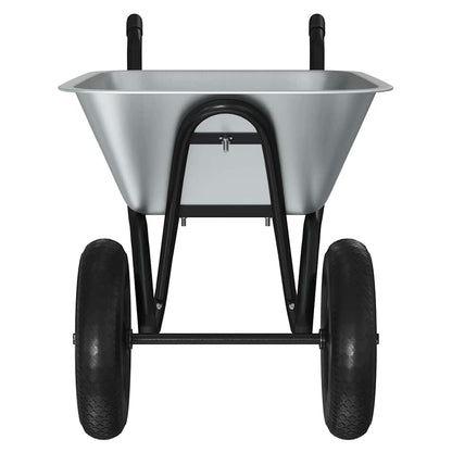 Carriole Argento e Nero 137 x 60 x 65,5 cm Acciaio | homemem39
