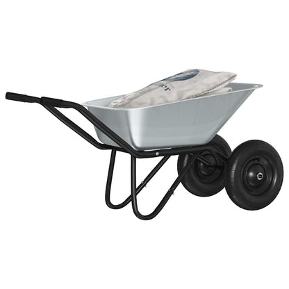 Carriole Argento e Nero 137 x 60 x 65,5 cm Acciaio | homemem39