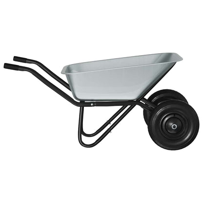 Carriole Argento e Nero 137 x 60 x 65,5 cm Acciaio | homemem39