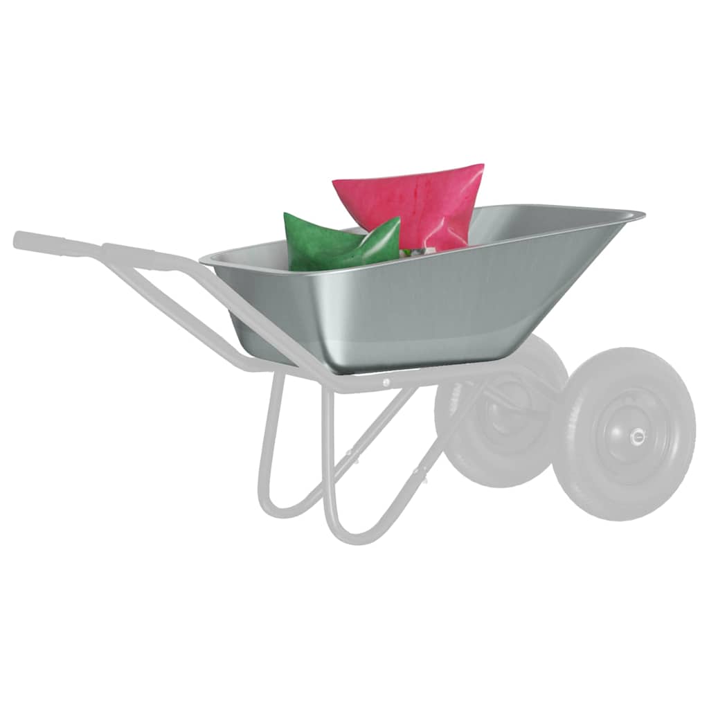 Sostituzione Vassoio Carriola Argento 88 x 60 x 32 cm Acciaio | homemem39