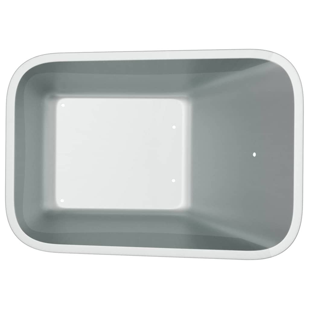 Sostituzione Vassoio Carriola Argento 88 x 60 x 32 cm Acciaio | homemem39