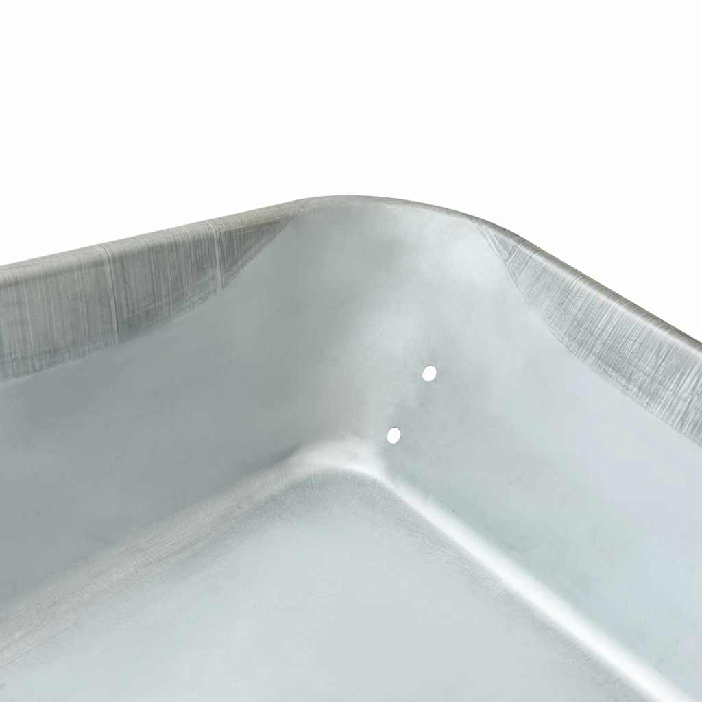 Sostituzione Vassoio Carriola Argento 90 x 63 x 28 cm Acciaio | homemem39