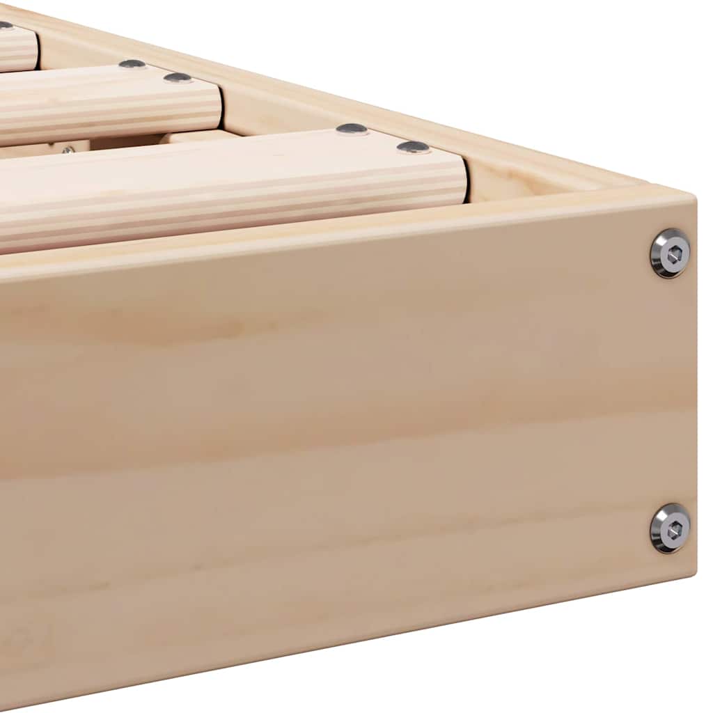 Struttura letto a terra Naturale 213.5 x 104 x 9 cm