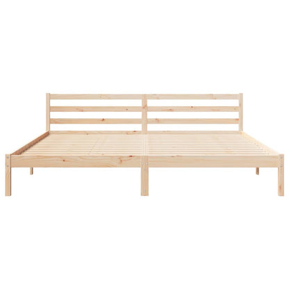 Struttura del letto Marrone 215,5 x 185,5 x 69,5 cm | homemem39