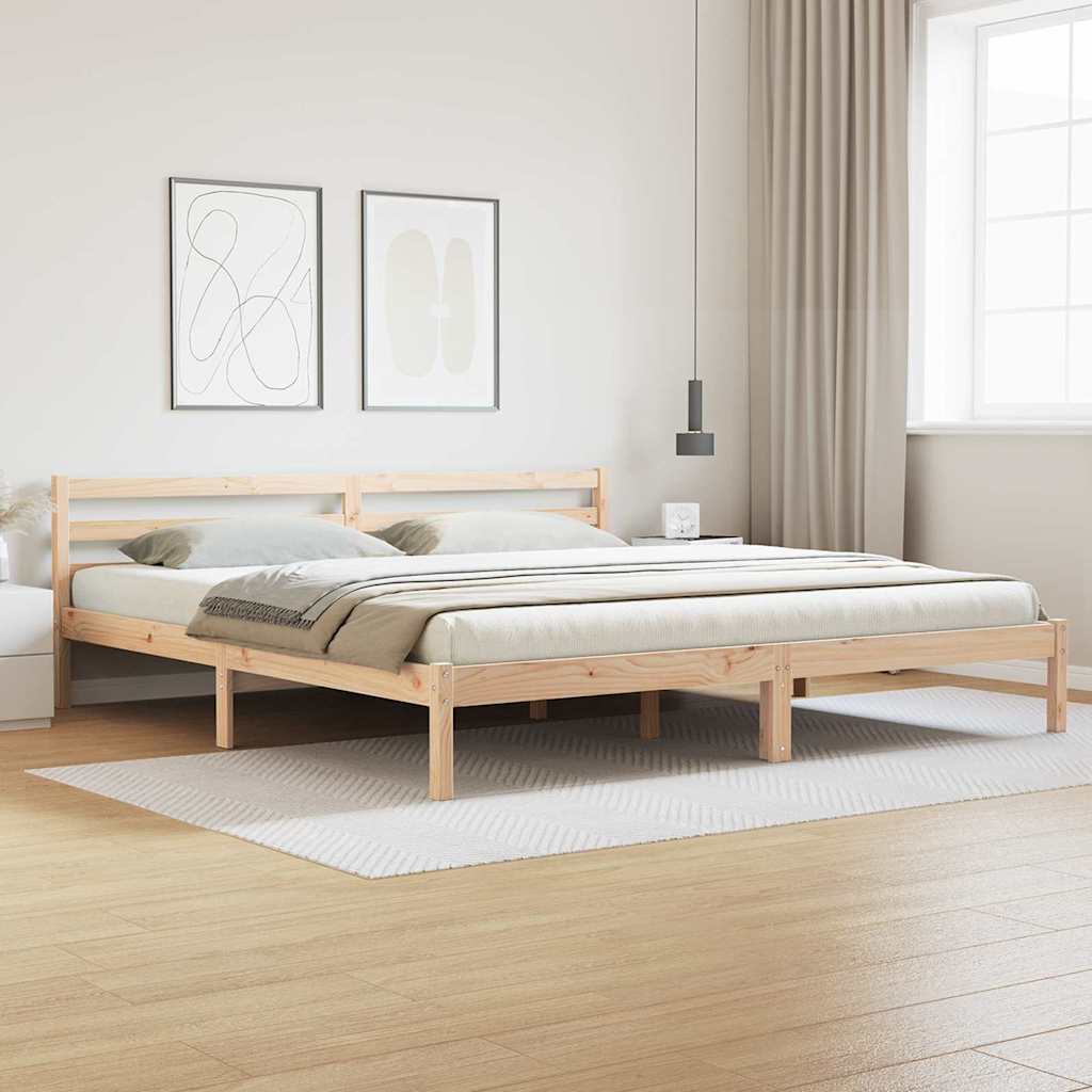 Struttura del letto Marrone 215,5 x 205,5 x 69,5 cm | homemem39