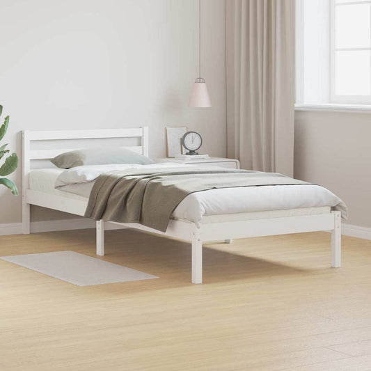 Struttura del letto con testiera Bianco 225,5 x 85,5 x 69,5 cm | homemem39