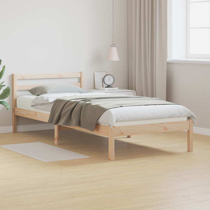 Struttura del letto con testiera Marrone 225,5 x 95,5 x 69,5 cm | homemem39