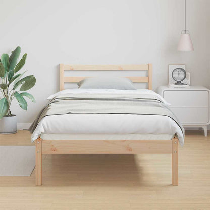Struttura del letto con testiera Marrone 225,5 x 95,5 x 69,5 cm | homemem39