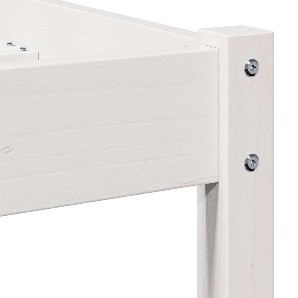 Struttura del letto con testiera Bianco 225,5 x 145,5 x 69,5 cm | homemem39