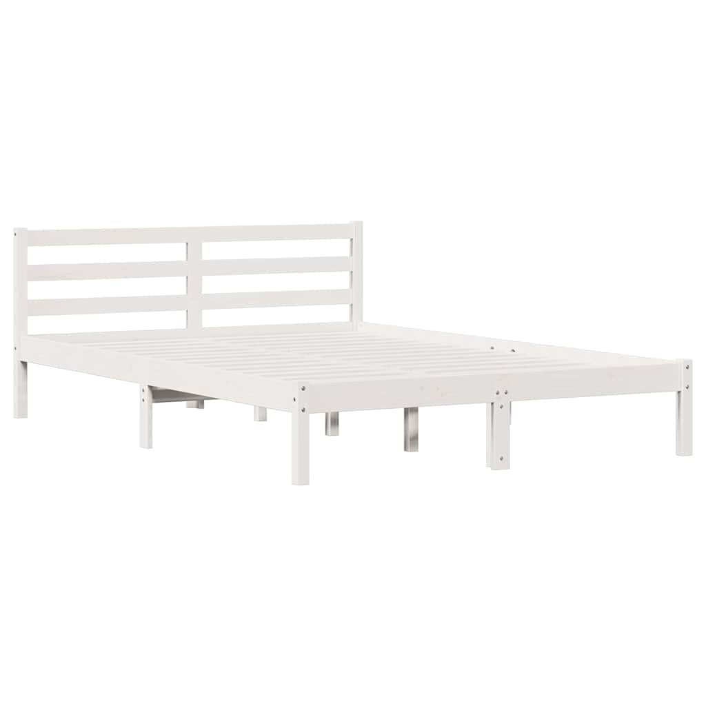 Struttura del letto con testiera Bianco 225,5 x 165,5 x 69,5 cm | homemem39