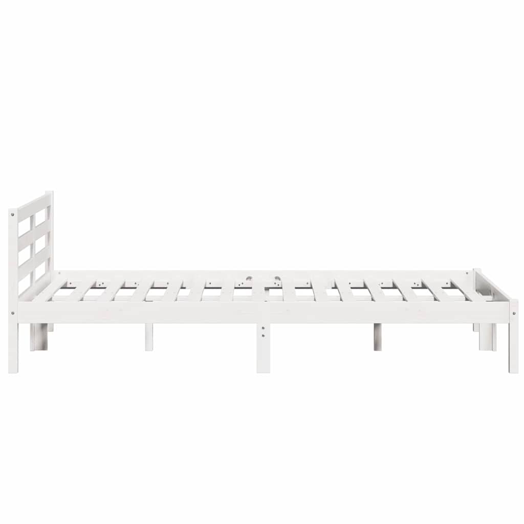 Struttura del letto con testiera Bianco 225,5 x 165,5 x 69,5 cm | homemem39