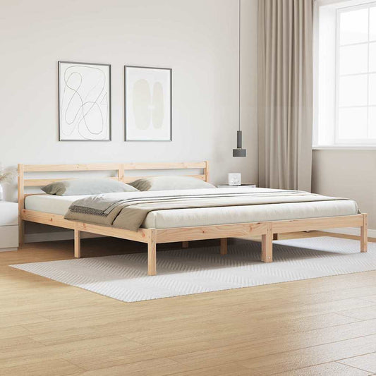 Struttura del letto Marrone 225,5 x 185,5 x 69,5 cm | homemem39