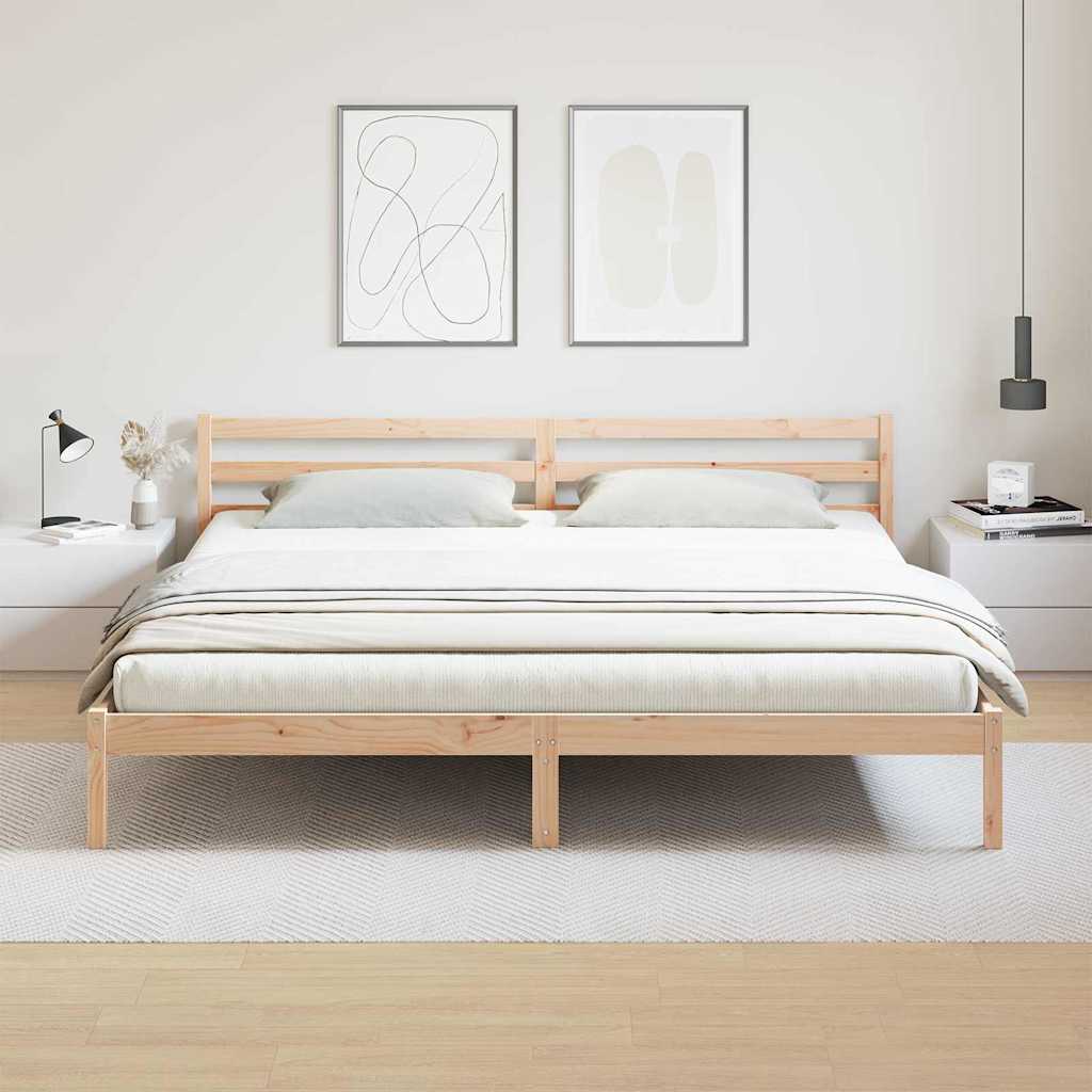 Struttura del letto Marrone 225,5 x 205,5 x 69,5 cm | homemem39