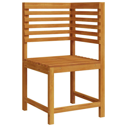 Set Panchina da Giardino 3 pcs Marrone Legno di Acacia Massello | homemem39