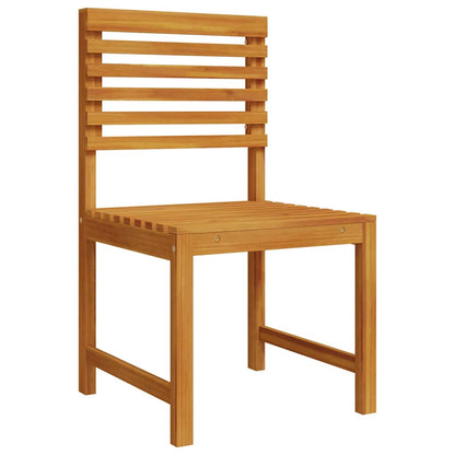 Set Bistro da Giardino 6 pcs Marrone legno massello di acacia