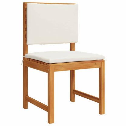 Set Bistro da Giardino 6 pcs Marrone legno massello di acacia
