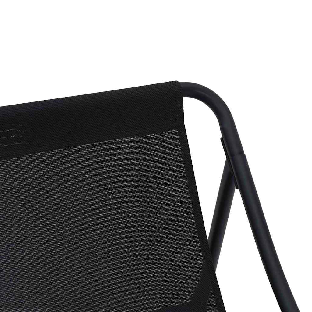 Arredamento da Giardino 2 pcs Nero 60,5 x 81 x 71 cm | homemem39