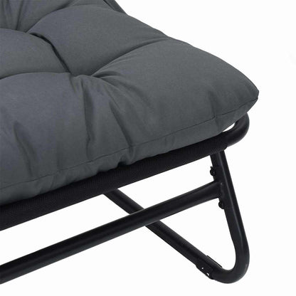 Arredamento da Giardino 2 pcs Nero 60,5 x 81 x 71 cm | homemem39