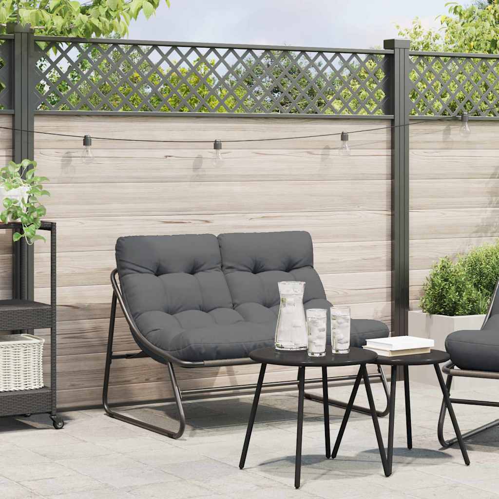 Arredamento da Giardino con cuscino Nero 110 x 81 x 71 cm | homemem39