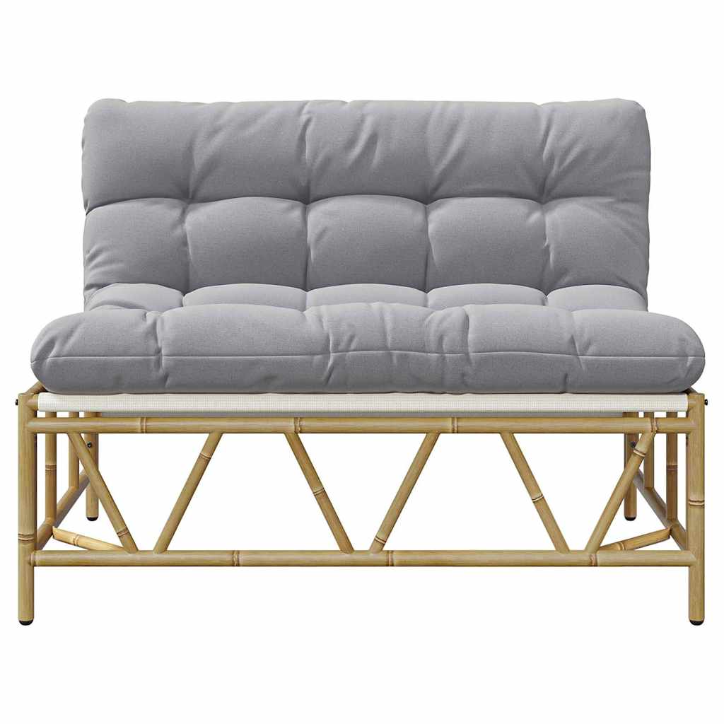 Panchina da giardino Grigio chiaro 110 x 75 x 71 cm Acciaio - homemem39