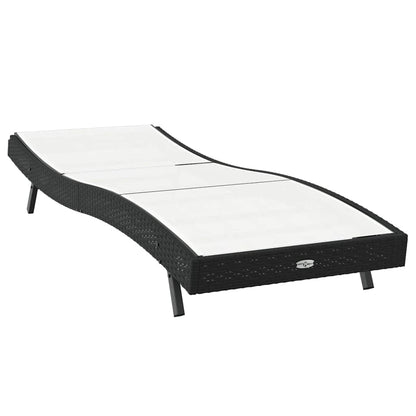 Lettino 1-persona Nero e Bianco 70 x 197 x 82 cm