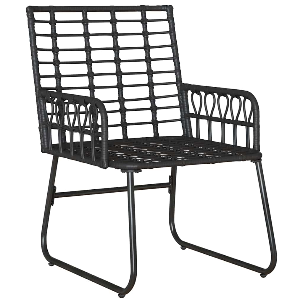 Set da Pranzo per Giardino 3 pcs Nero e antracite - homemem39