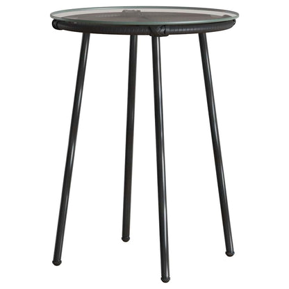 Set da Pranzo per Giardino 3 pcs Marrone e Crema - homemem39