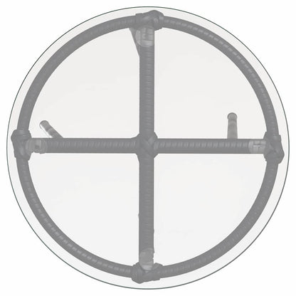 Set da Pranzo per Giardino 3 pcs Marrone e Crema - homemem39