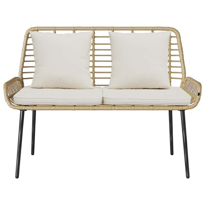 Panchina da giardino Marrone, Nero e Panna - homemem39