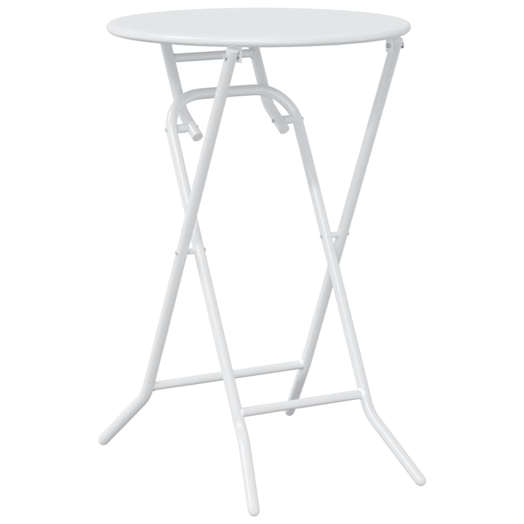 Set bistrot 3 pcs Bianco Acciaio - homemem39