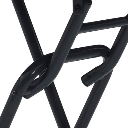 Tavolo da Giardino Antracite 50 x 50 x 72 cm Acciaio