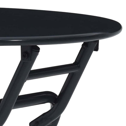 Tavolo da Giardino Antracite 50 x 50 x 72 cm Acciaio