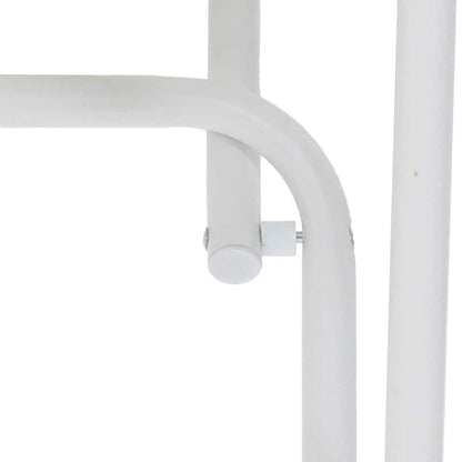 Tavolo da Giardino Bianco 50 x 50 x 72 cm Metallo | homemem39