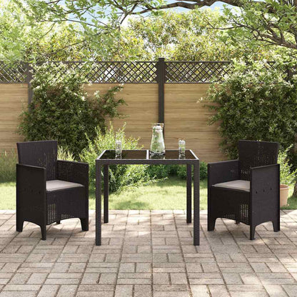 Sedia da Giardino 2 pcs Marrone 53 x 49 x 85 cm PP - homemem39