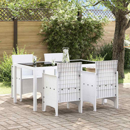 Sedia da Giardino 4 pcs Bianco 53 x 49 x 85 cm PP - homemem39