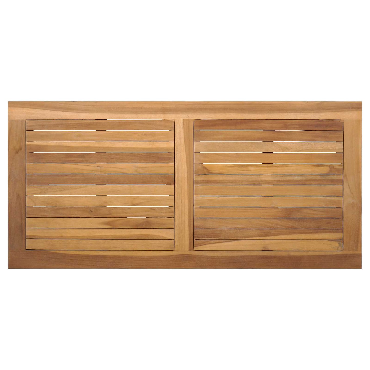 Set Divano da Giardino 4 pcs Naturale Legno di teak solido | homemem39