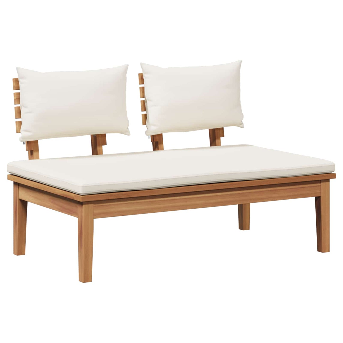 Set Divano da Giardino 5 pcs Marrone e Crema | homemem39