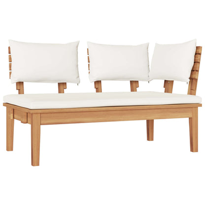 Set Divano da Giardino 5 pcs Marrone e Crema | homemem39