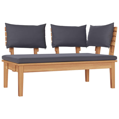 Set Divano da Giardino 5 pcs Marrone e Grigio | homemem39