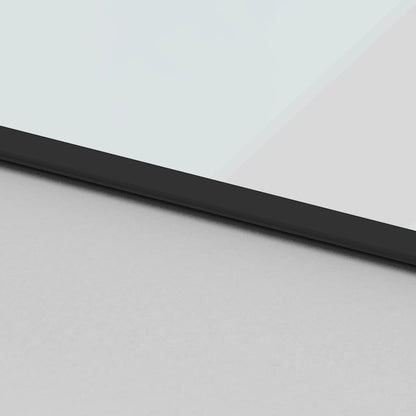 Porta Scorrevole Set Ferramenta Nera 90x205 cm Vetro Temperato | homemem39