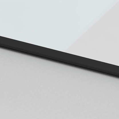 Porta Scorrevole Set Ferramenta Nera 90x205 cm Vetro Temperato | homemem39