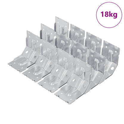 Supporto 212 pcs Zincato 106 x 55 x 1,5mm Acciaio
