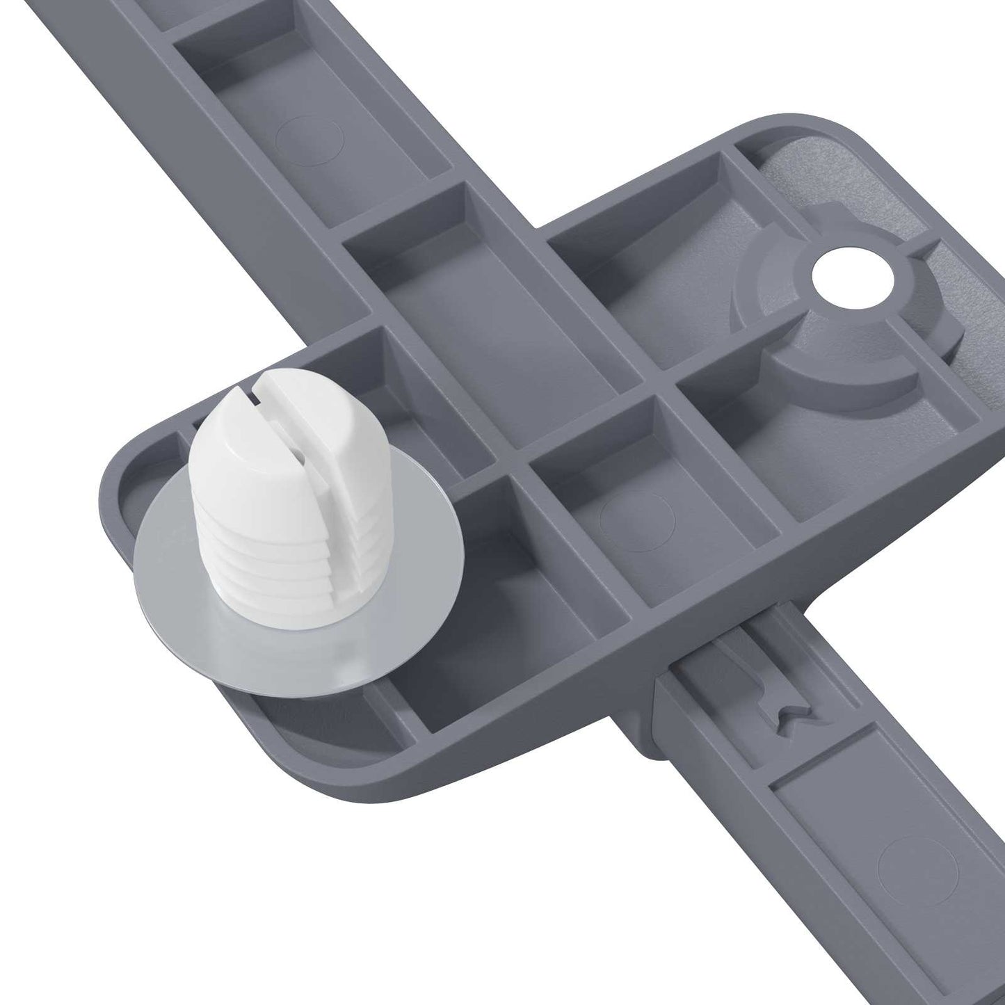 Smorzatore a Chiusura Morbida 12 pcs Grigio 125 x 47 x 15 mm PP