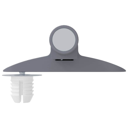 Smorzatore a Chiusura Morbida 12 pcs Grigio 125 x 47 x 15 mm PP