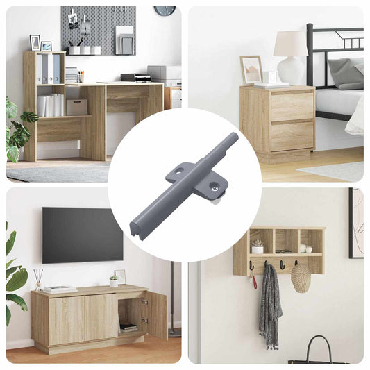 Smorzatore a Chiusura Morbida 1161 pcs Grigio 125 x 47 x 15 mm