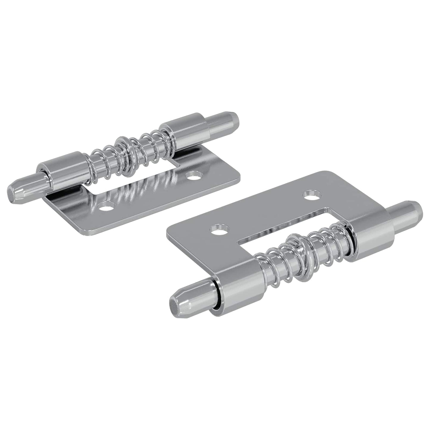 Chiusura 2 pcs Argento 46 x 17 x 1,2 mm Acciaio