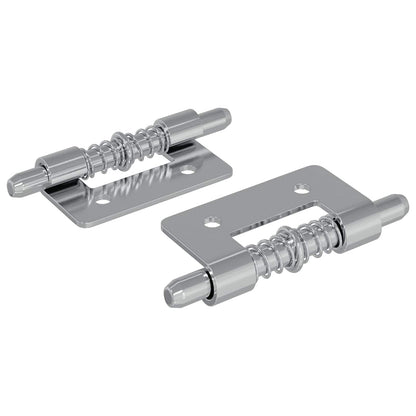 Chiusura 2 pcs Argento 46 x 17 x 1,2 mm Acciaio